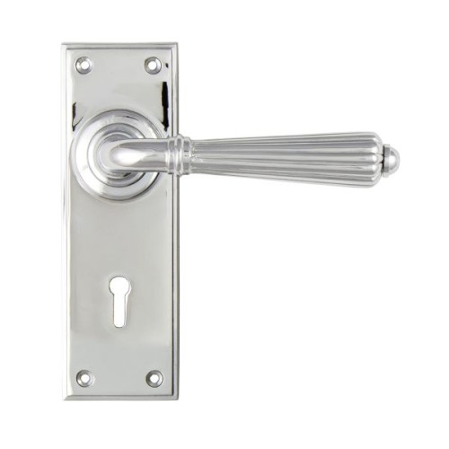 HINTON LEVER HANDLE ON BACKPLATE